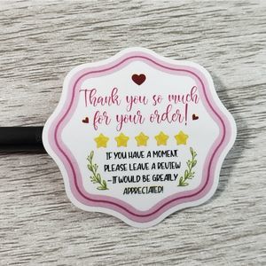 8/$20 1.5" Thank You Stickers 50ct  Labels